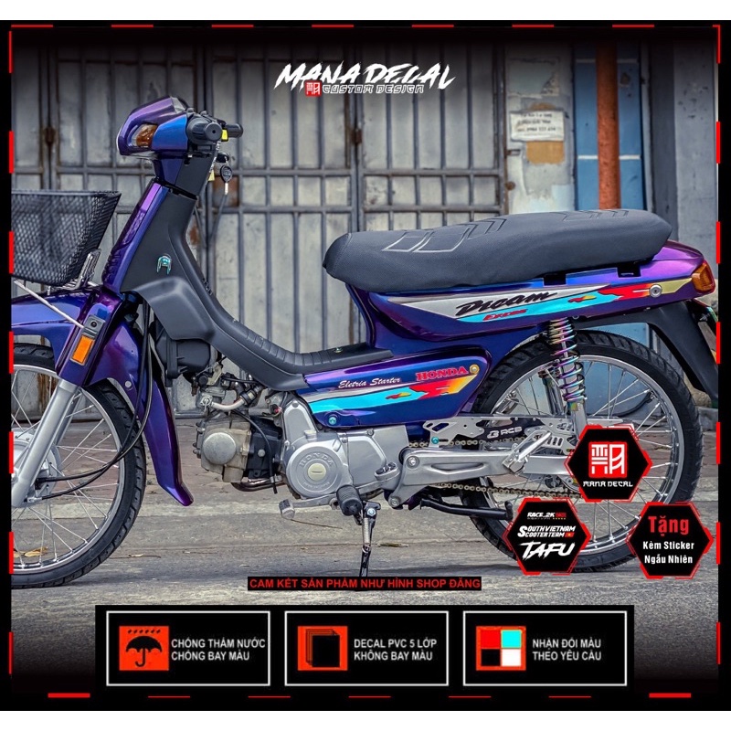 Tem rời dream lùn màu sắc