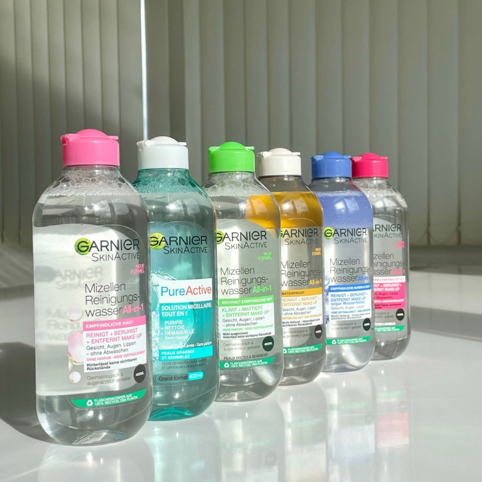 Nước Tẩy Trang Làm Sạch Sâu Dịu Nhẹ Cho Mọi Loại Da - Garnier Micellar Cleansing Water 400ml