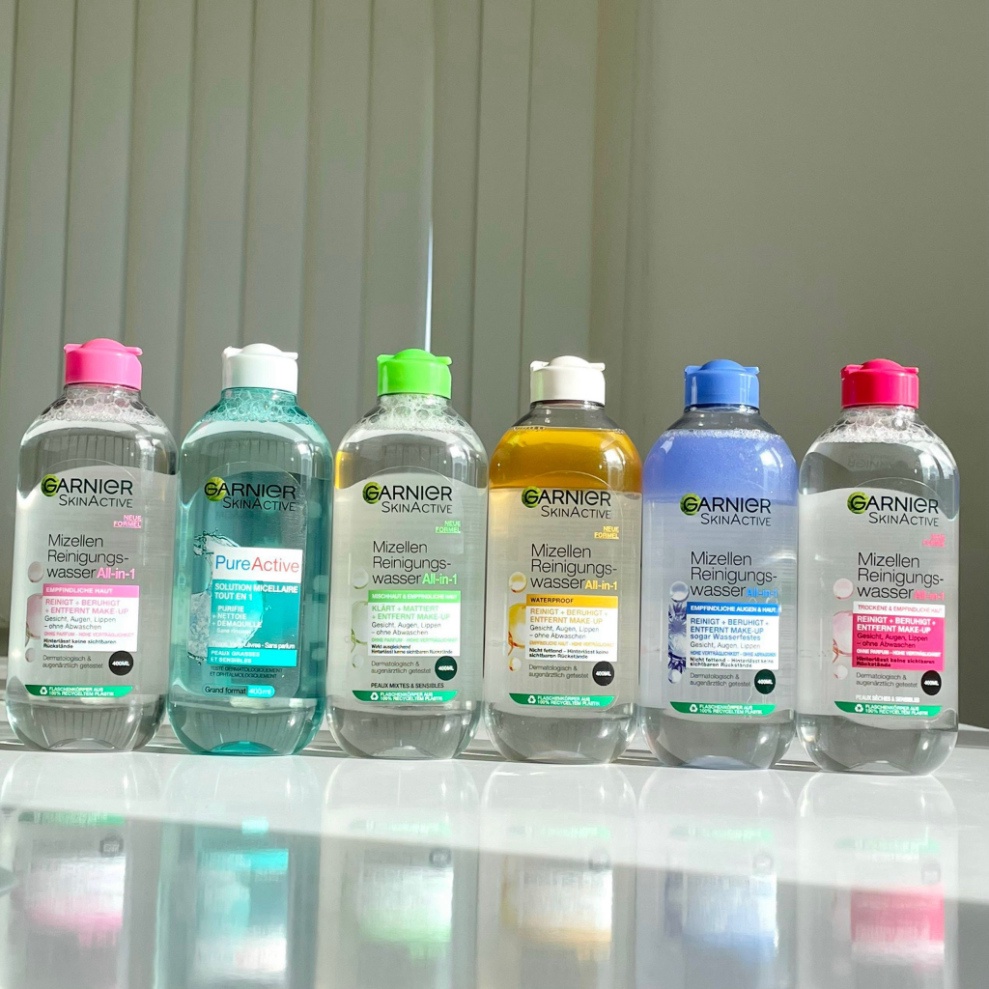 Nước Tẩy Trang Làm Sạch Sâu Dịu Nhẹ Cho Mọi Loại Da - Garnier Micellar Cleansing Water 400ml