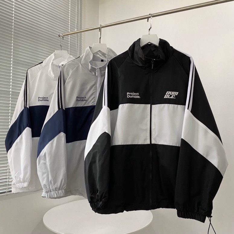 ÁO KHOÁC GIÓ - ÁO KHOÁC DÙ NAM NỮ UNISEX CỔ ĐỨNG PHỐI MÀU NĂNG ĐỘNG D9980MFF HỎA TỐC