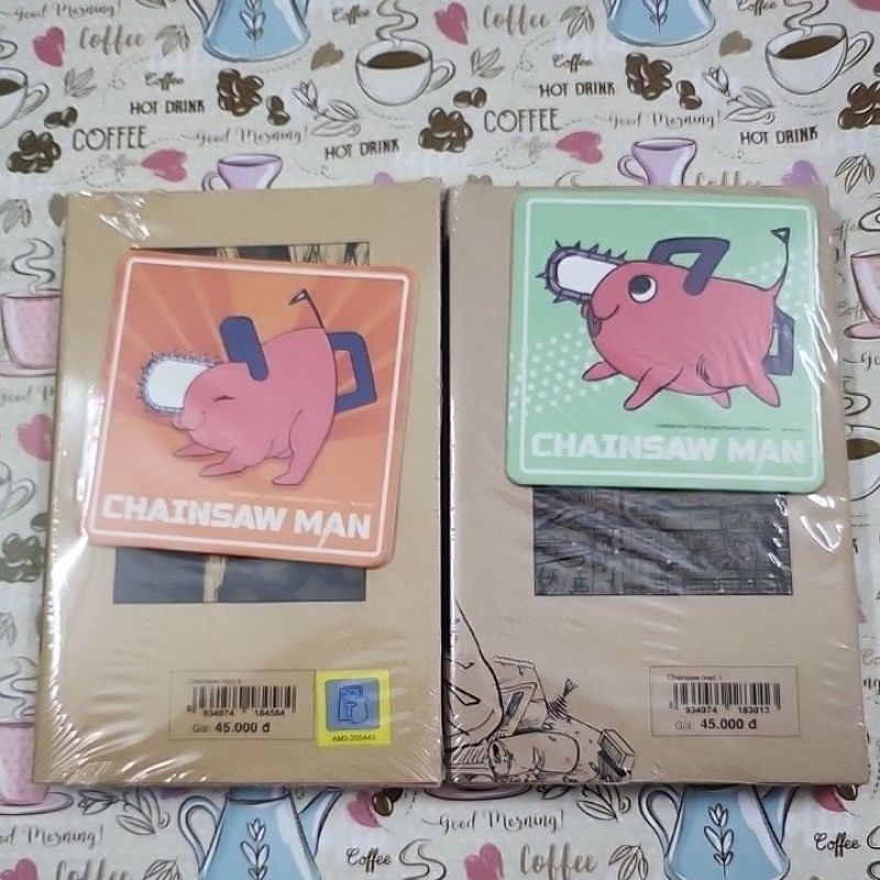 Chainsaw man nguyên seal kèm lót ly