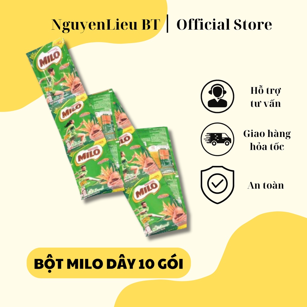 BỘT MILO DÂY 10 GÓI