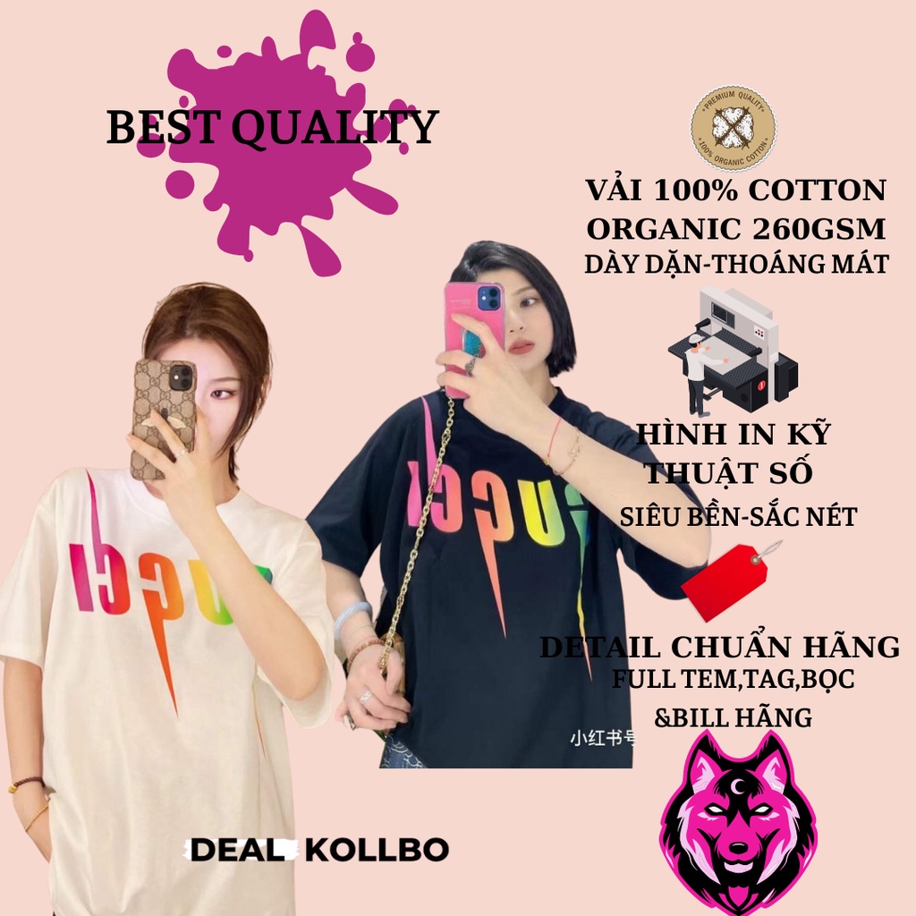 Áo blade rainbow nam nữ form rộng tay lỡ vải cotton organic 100 Áo thun nam nữ hàng cao cấp Bestquality