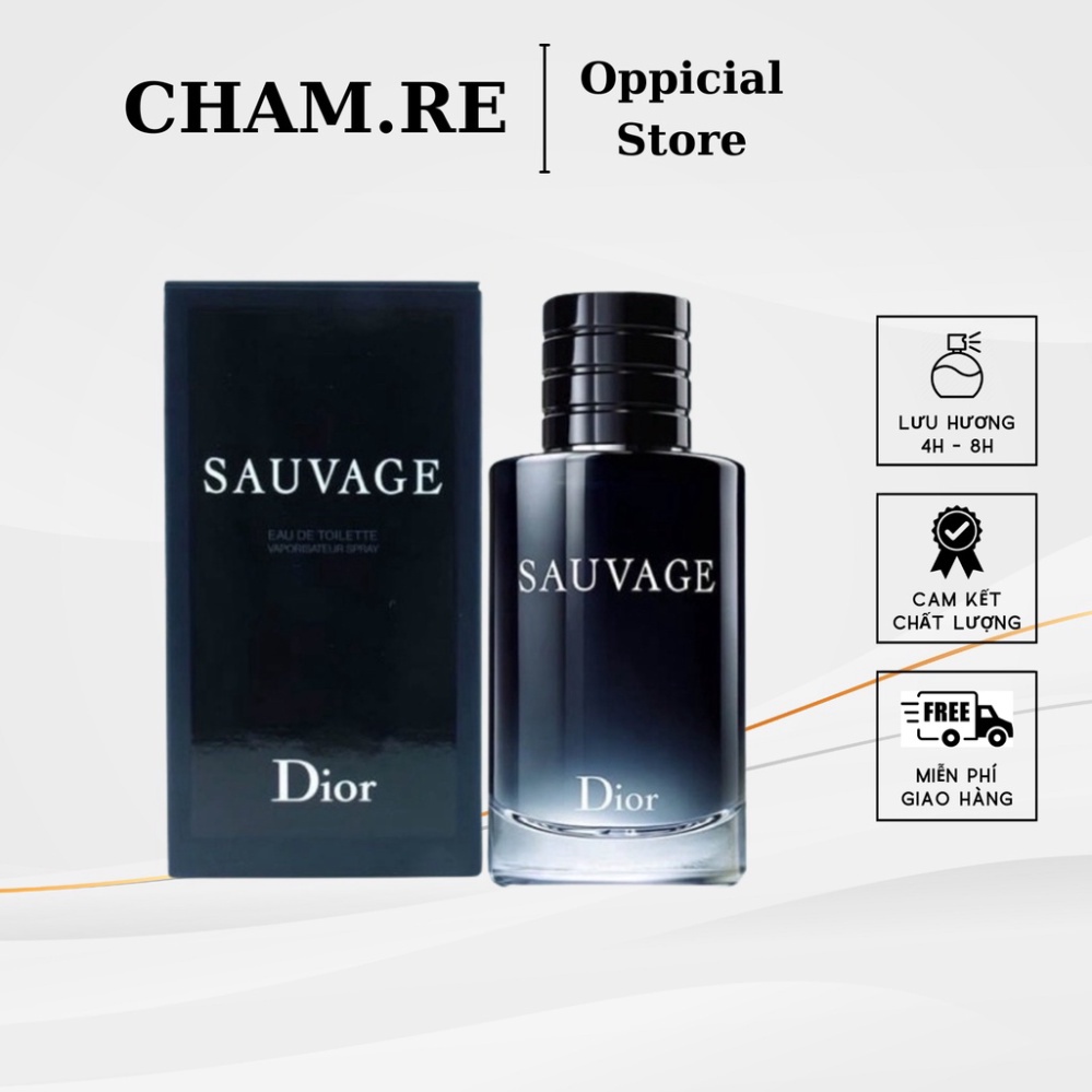 Nước hoa nam sang trọng quý phái D.IOR SAU.VAGE, dầu thơm lâu nam tính cuốn hút body 100ml cao cấp chính hãng sang trọng