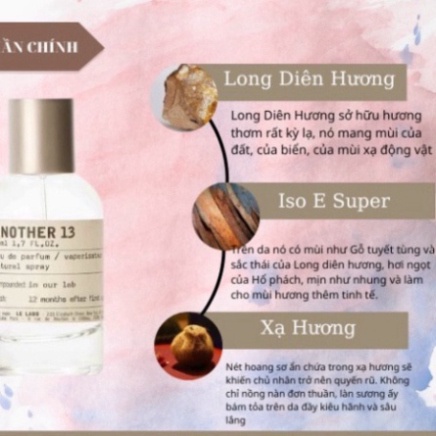 Nước hoa nam chính hãng cao cấp Le La.bo Santal 13 33, dầu thơm lâu mẫu thử 100ml hương thơm dịu nhẹ sang trọng quý phái | BigBuy360 - bigbuy360.vn