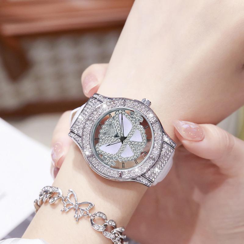 Thời Trang Đồng Hồ Đeo Tay senior dream Đính Đá Lấp Lánh Sang Trọng Dành Cho Nữ 2023