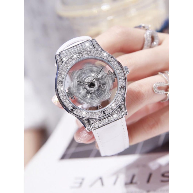 Thời Trang Đồng Hồ Đeo Tay senior dream Đính Đá Lấp Lánh Sang Trọng Dành Cho Nữ 2023
