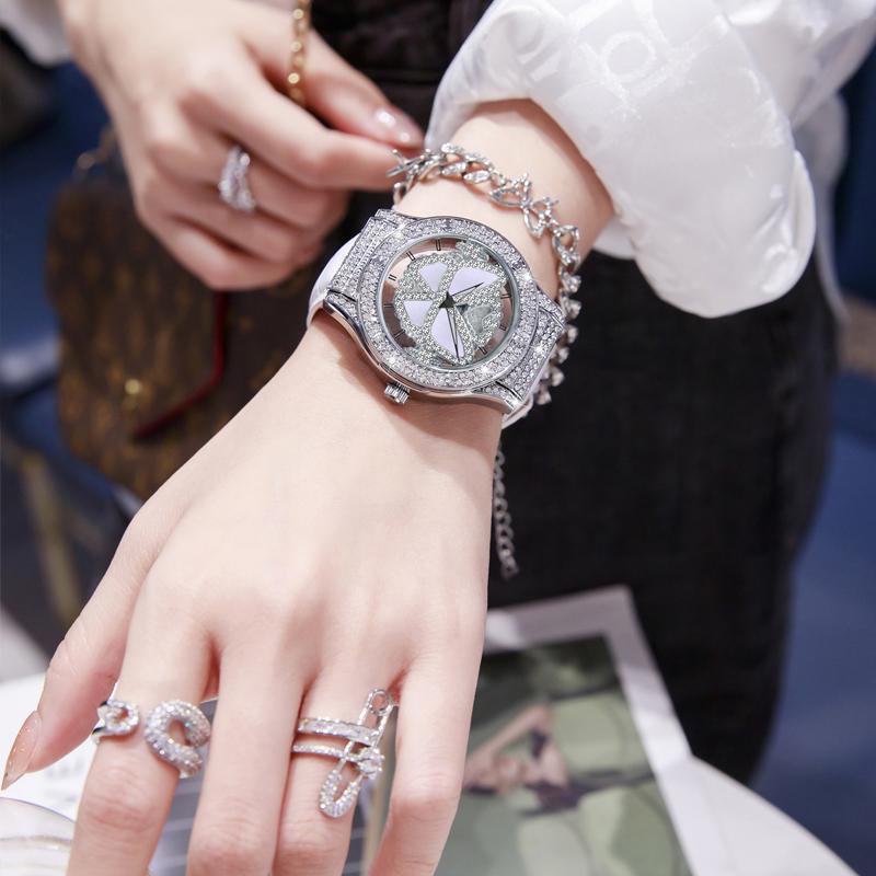 Thời Trang Đồng Hồ Đeo Tay senior dream Đính Đá Lấp Lánh Sang Trọng Dành Cho Nữ 2023