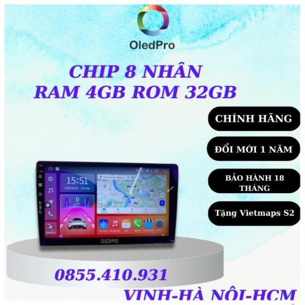 Màn Hình DVD Android Ô Tô OLEDPRO X4 Ram 4gb/32gb chíp 8 nhân - Bh 18 tháng | BigBuy360 - bigbuy360.vn