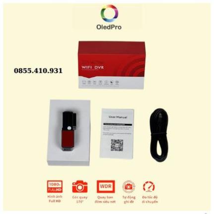 Camera hành trình WIFI  V9  Full HD 1080P kết nối WIFI với điện thoại và màn android ô tô | BigBuy360 - bigbuy360.vn