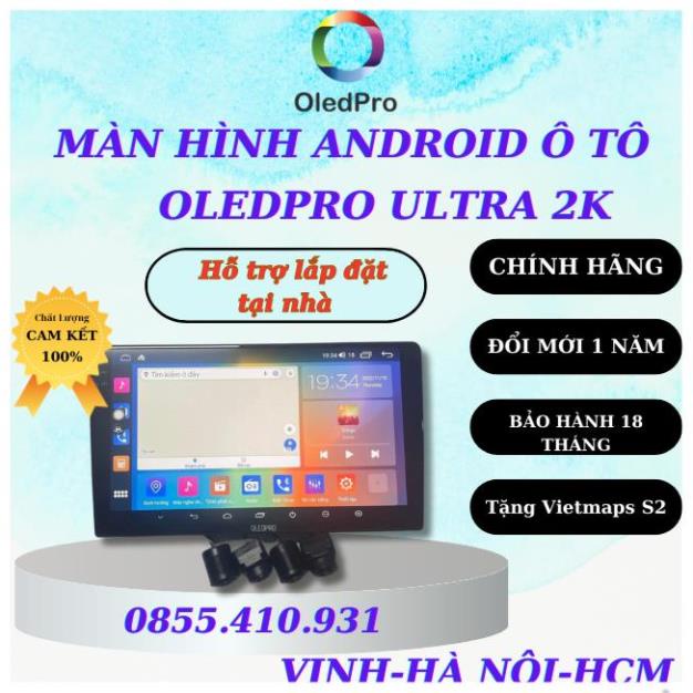 Màn hình android cho ô tô OLEDPRO 2K Ram 3GB Rom 32gb 8 Core, độ phân giải 2000 x 1200. Bảo hành 2 năm | BigBuy360 - bigbuy360.vn