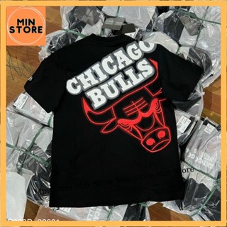 Áo Phông Nam Nữ In Chữ Chicago Bulls Hình Bò Tót Đỏ Hai Mặt . Áo Thun Cộc Tay Hàng Siêu Cấp Cho Các Boy Phố Hót 2023