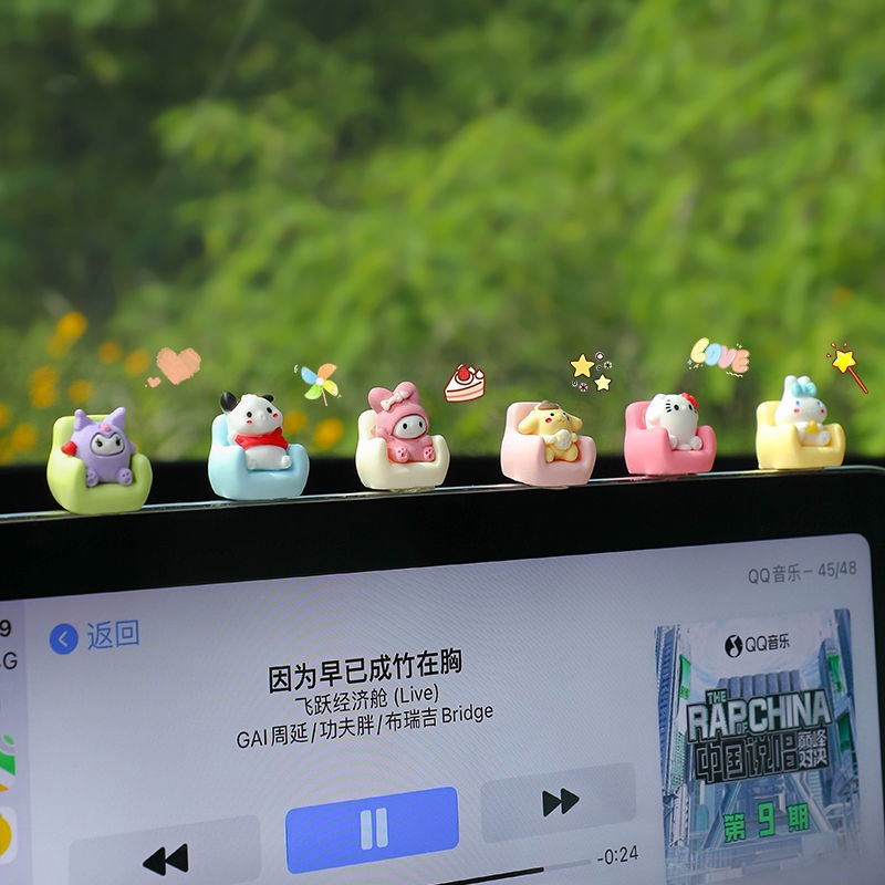 Búp Bê Hoạt Hình mini Dễ Thương Dùng Để Trang Trí Nội Thất Xe Hơi