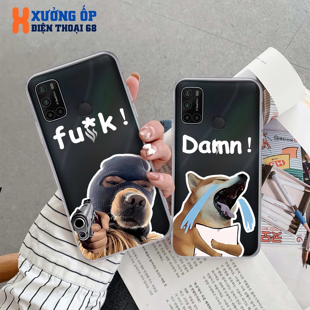 Ốp silicon TPU Vsmart Star 5 / Joy 4 / Live 4 hình chú chó dễ thương dẻo rẻ đẹp