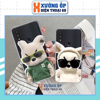 Ốp silicon tpu vsmart star 3 / star 4 / star3 / star4 thỏ trắng đeo kính cực ngầu dẻo rẻ đẹp