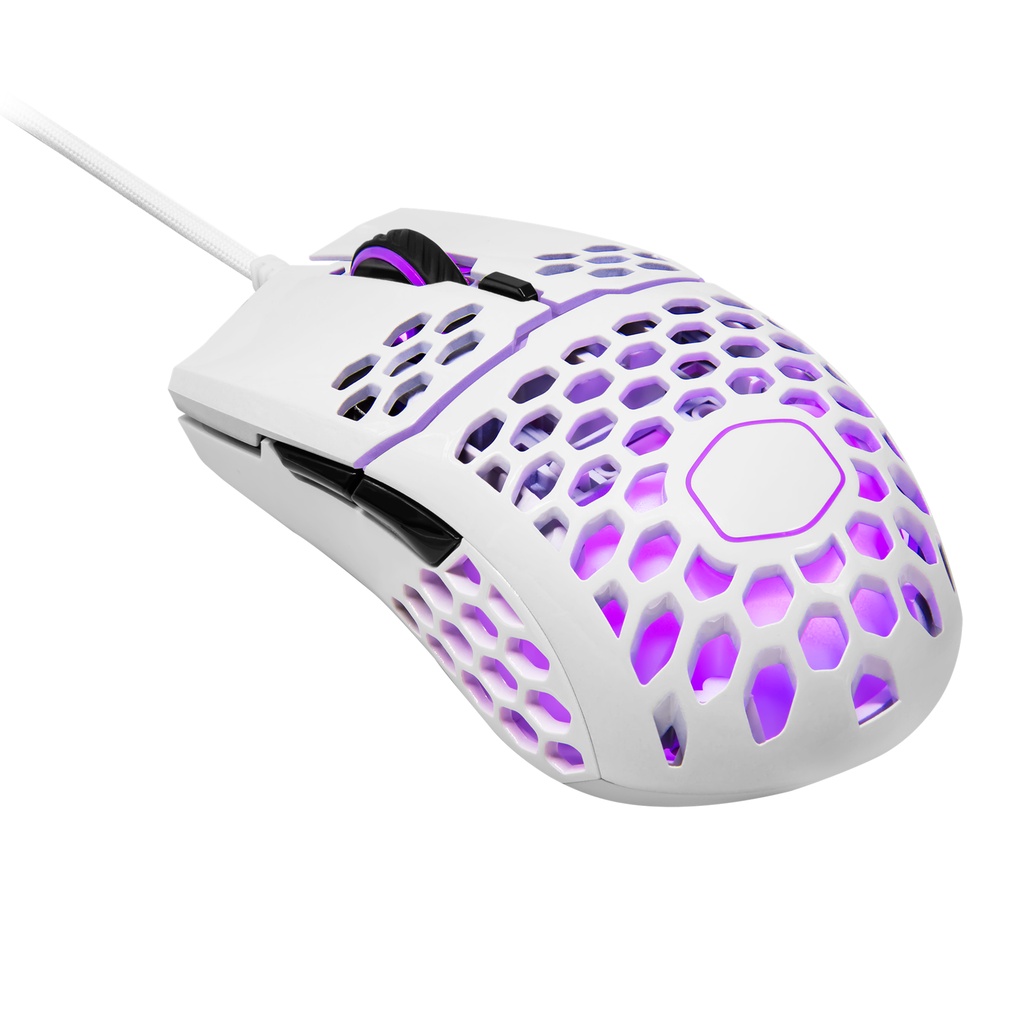 Chuột CoolerMaster MM711 RGB White Matte