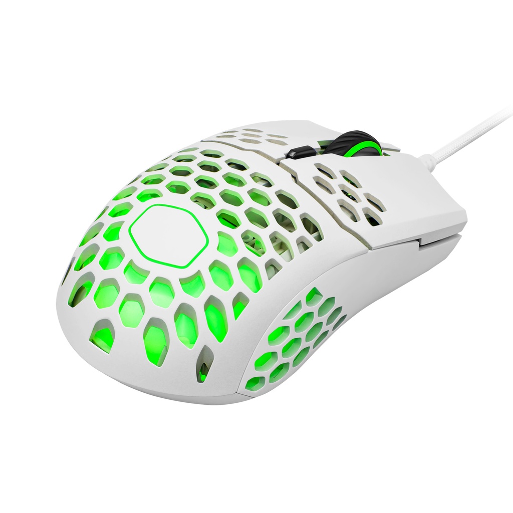 Chuột CoolerMaster MM711 RGB White Matte