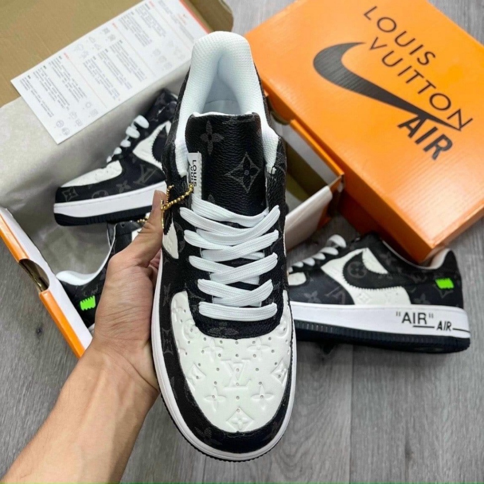 Giày_Nike Air Force 1 LV Trắng, Giày AF1 LV Bản Cao Cấp Bản Đẹp Hot Trend Full Box Bill