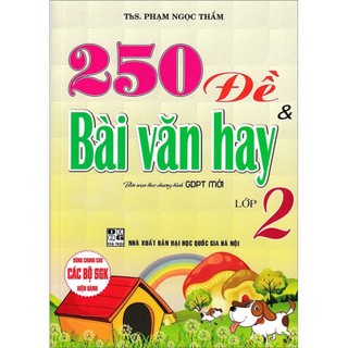 Sách - 250 đề và bài văn hay lớp 2 ha