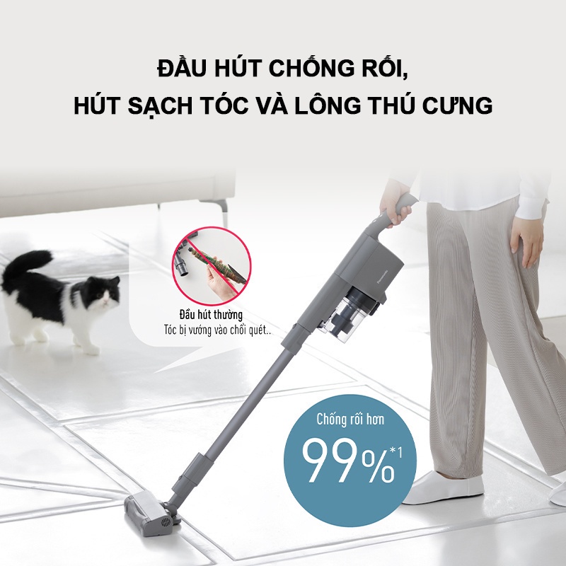 Máy Hút Bụi Không Dây Panasonic MC-SB53KH046 - Đa năng 3 trong 1-Công nghệ chống rối