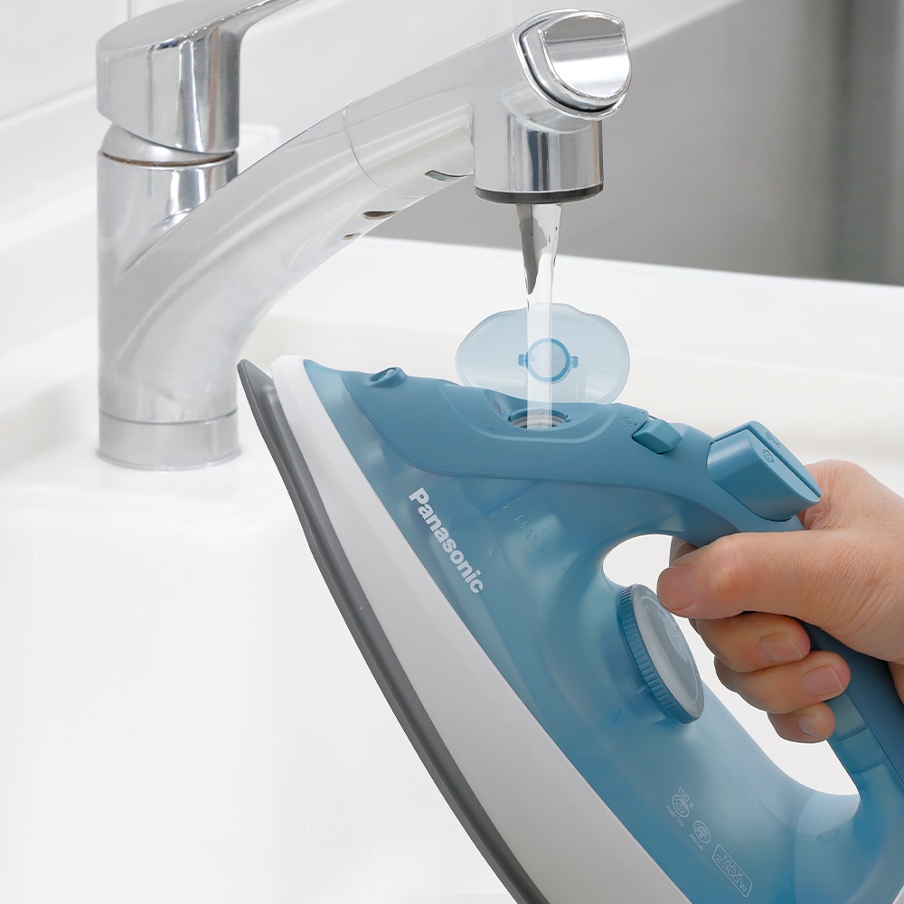 Bàn ủi hơi nước Panasonic NI-S430GRA-Công suất khỏe-Hơi phun mạnh mẽ-Chống đóng cặn