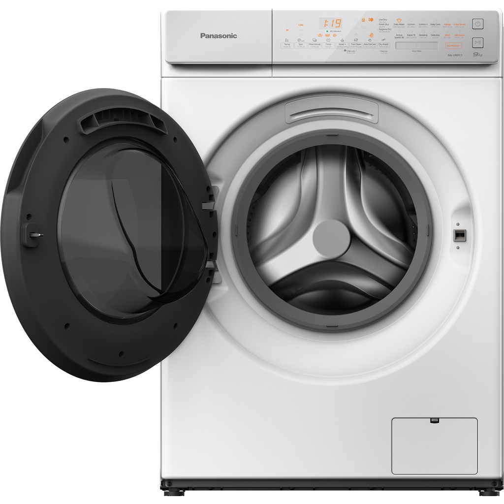 Máy Giặt Cửa Trước Panasonic 9 Kg NA-V90FC1WVT - Diệt khuẩn 99.99% (Trắng)