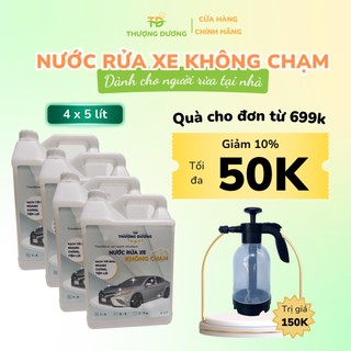 Combo 4 Nước rửa xe không chạm Thượng Dương 5 lít, dung dịch vệ sinh xe máy, ô tô