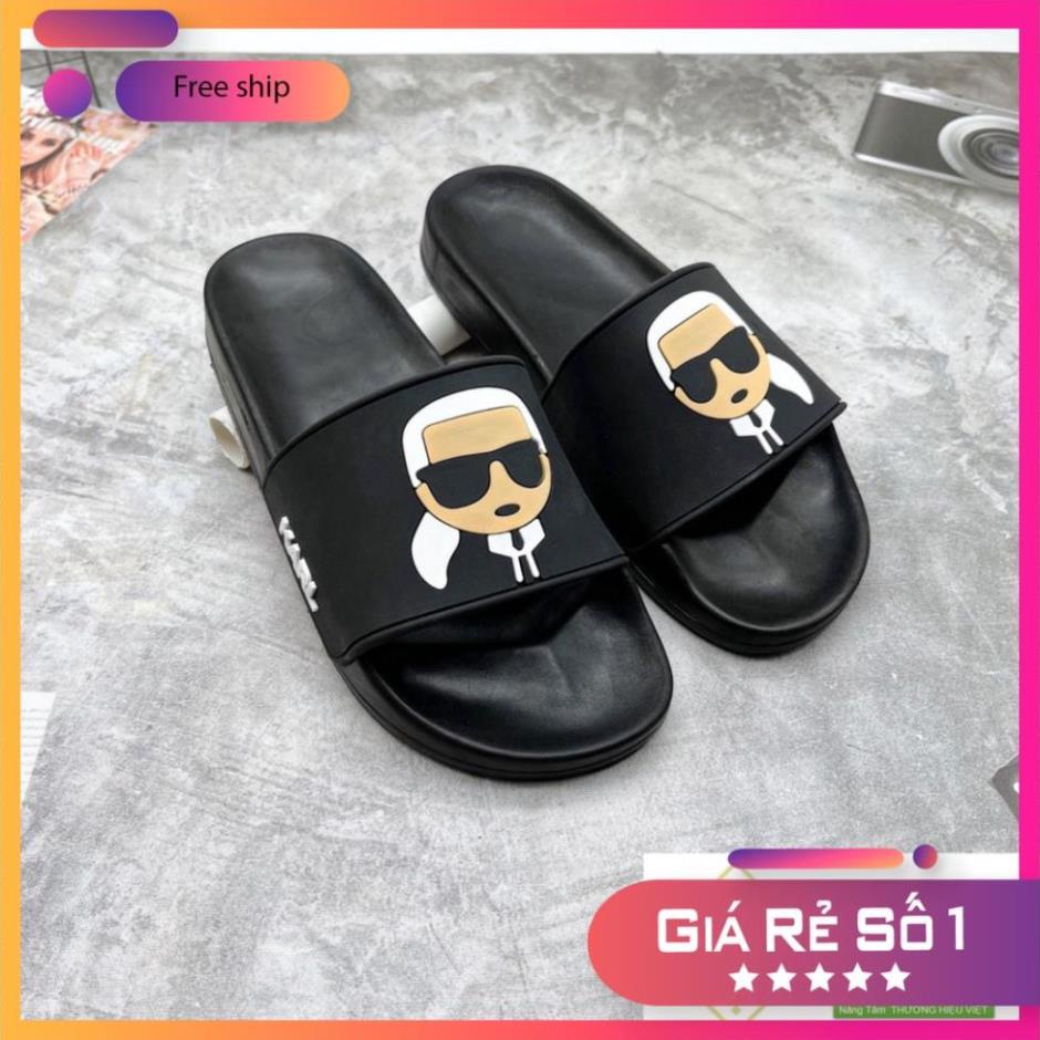 Dép quai ngang nam nữ hình KARL cool ngầu hot 2023 - GIÁ RẺ