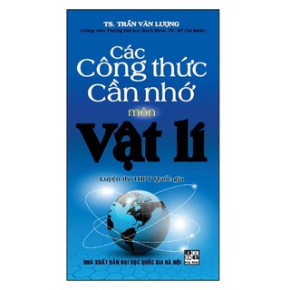 Sách - các công thức cần nhớ môn vật lí