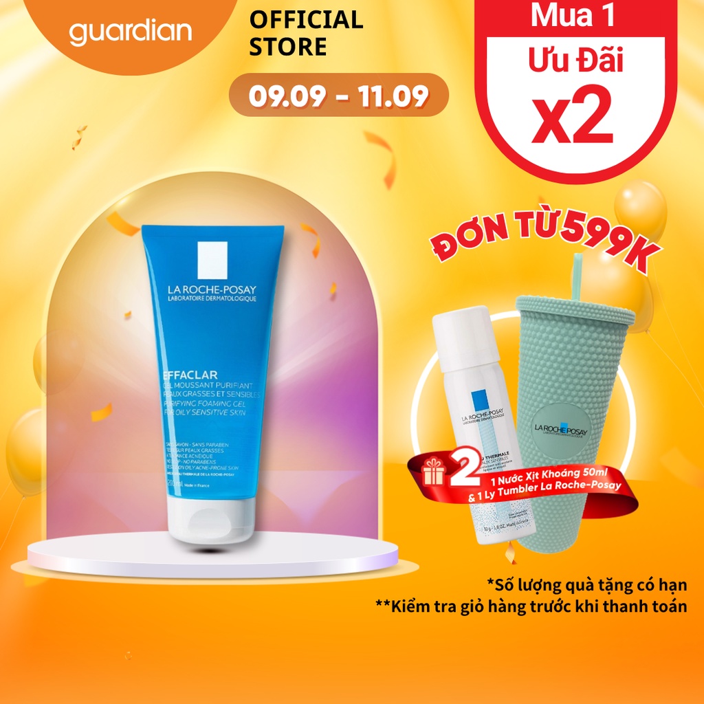 Gel Rửa Mặt Tạo Bọt Cho Da Dầu La Roche-Posay 200ml