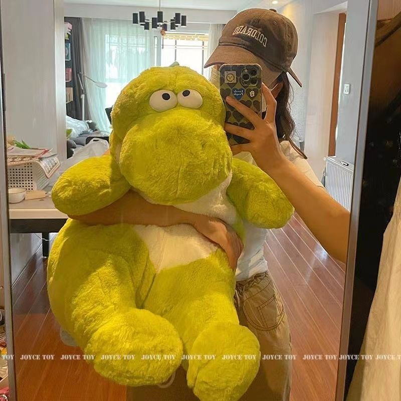 Thú Nhồi Bông Hình Khủng Long Xanh Lá Dễ Thương