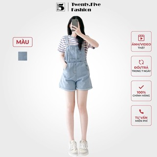 Quần yếm Twenty Five phong cách trẻ trung năng động-Quần yếm Jean cao cấp co giãn bốn chiều 4178