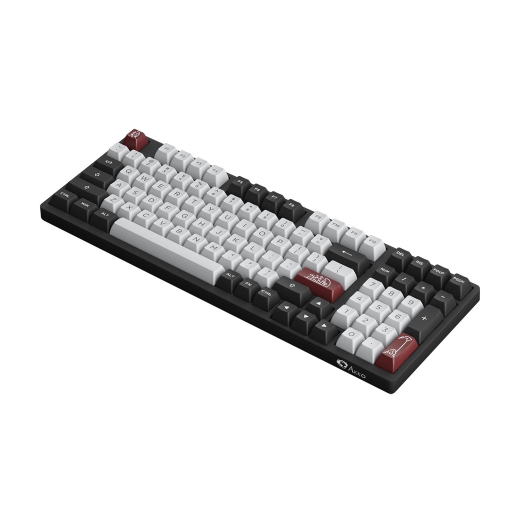 Bàn phím AKKO 3098 RF Dracula Castle Akko Switch V3 Cream Yellow