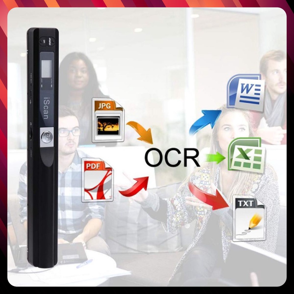 Máy Scan tài liệu cầm tay , thiết bị Scan màu di động