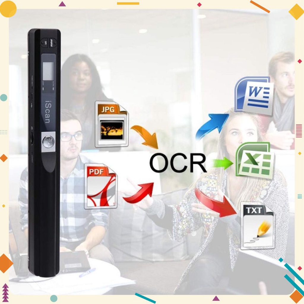 Máy Scan tài liệu cầm tay , thiết bị Scan màu di động