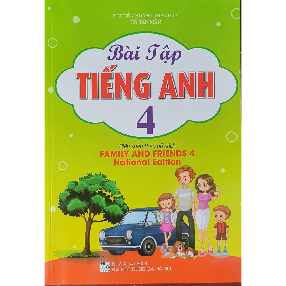 Sách - Bài Tập Tiếng Anh 4 (Biên Soạn Theo Bộ Sách Family And Friends 4 National Edition - 2023) HA