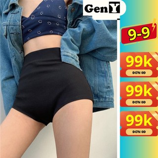 Quần dancer nữ tôn eo GenY, quần shorts nữ ôm body co giản tốt thoải mái vận động nhảy múa.