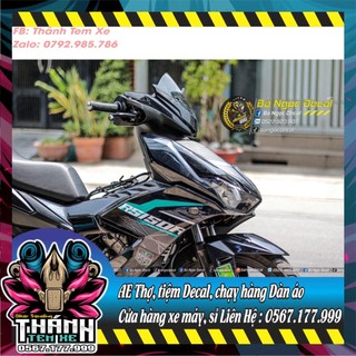 Tem rời winner v2 xanh ngọc - mẫu rs150r - chuẩn from