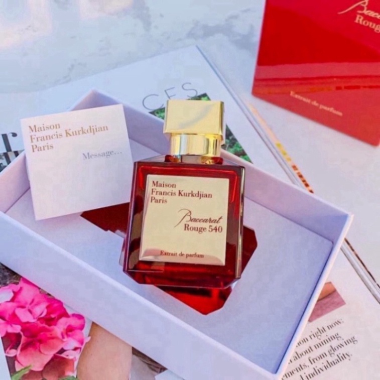 Nước hoa nữ MFK Baccarat Rouge 540 edp chiết 10ml Mẫu thử nước hoa chiết nữ cao cấp hương hoa cỏ ngọt ngà