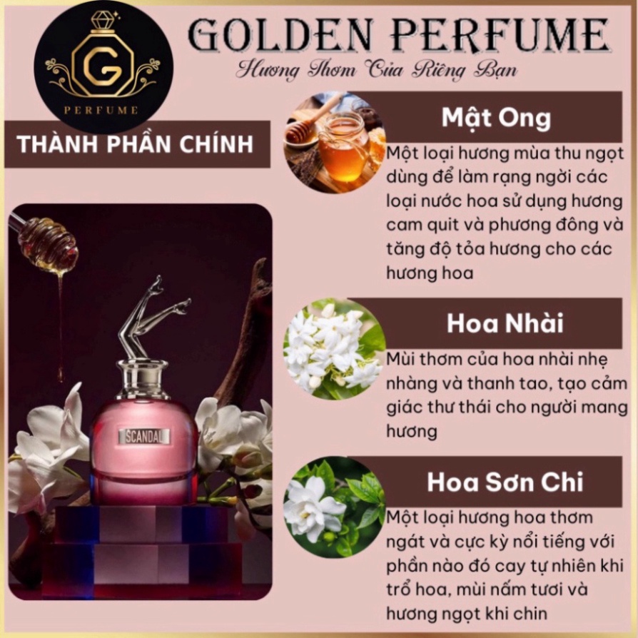 Nước Hoa Nữ - J̲e̲a̲n̲ P̲a̲u̲l̲ G̲a̲u̲l̲t̲i̲e̲r̲ S̲c̲a̲n̲d̲a̲l̲, chính hãng chiết 10ml - Golden Perfume | BigBuy360 - bigbuy360.vn