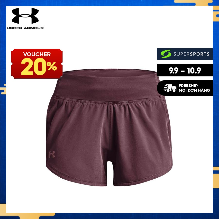 Quần ngắn chạy bộ nữ Under Armour Speedpocket - 1361379-554