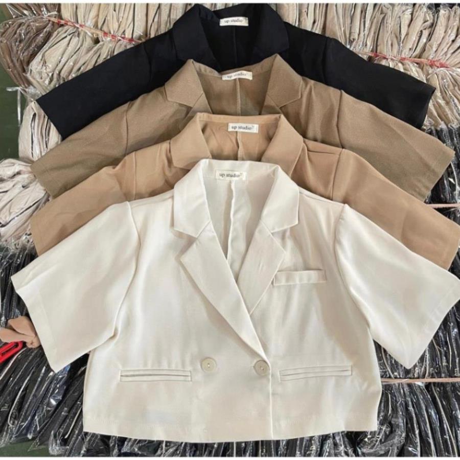 Áo blazer kiểu dáng croptop tay lỡ - 23 August Store - AoLBZA079_P1K2 | BigBuy360 - bigbuy360.vn