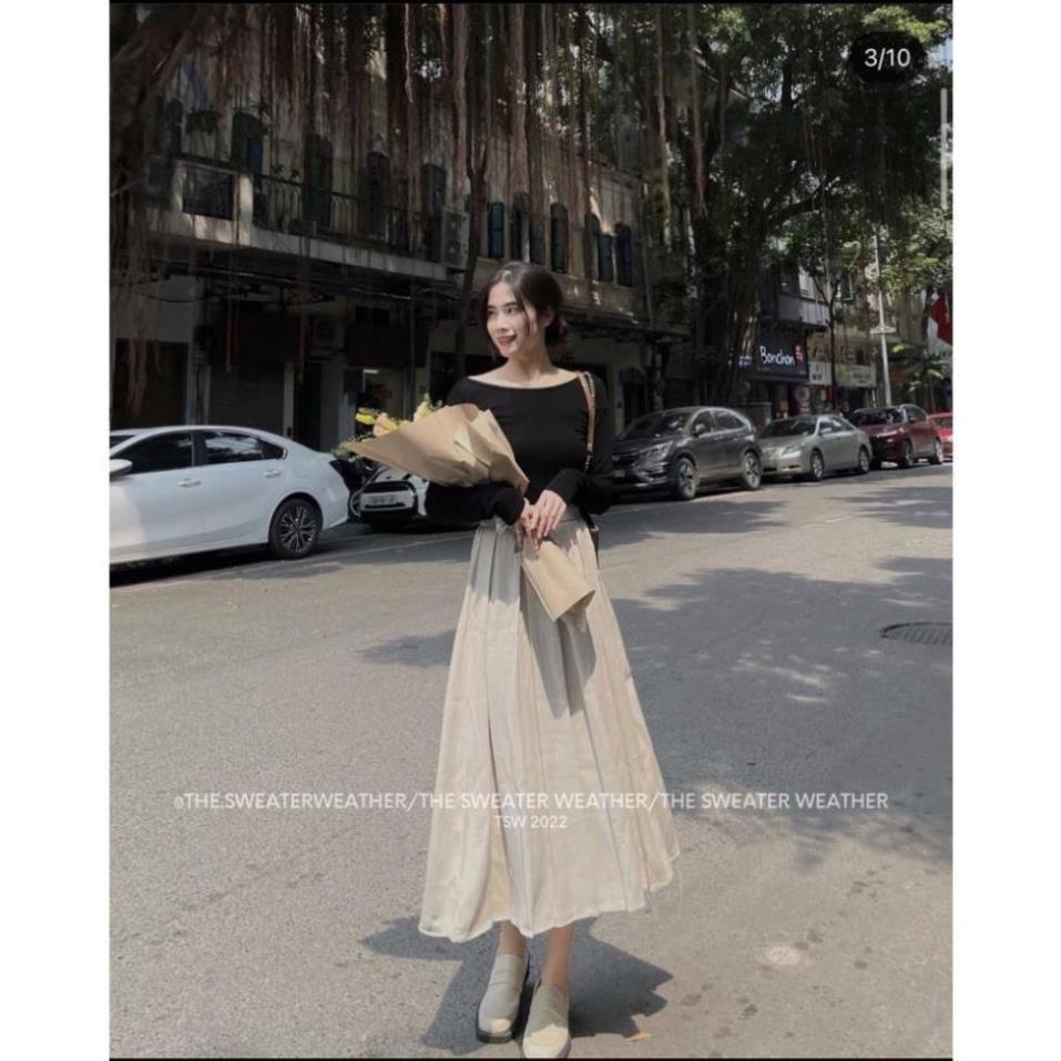 ÁO thun hở lưng dài tay CHIPBONG Aogiaycatxelung189/P1K8