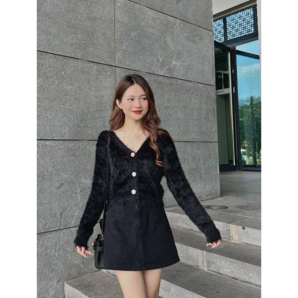 ÁO cardigan lông thỏ croptop -  CHIPBONG - CDGlongcucngoc107_P8K1 | BigBuy360 - bigbuy360.vn