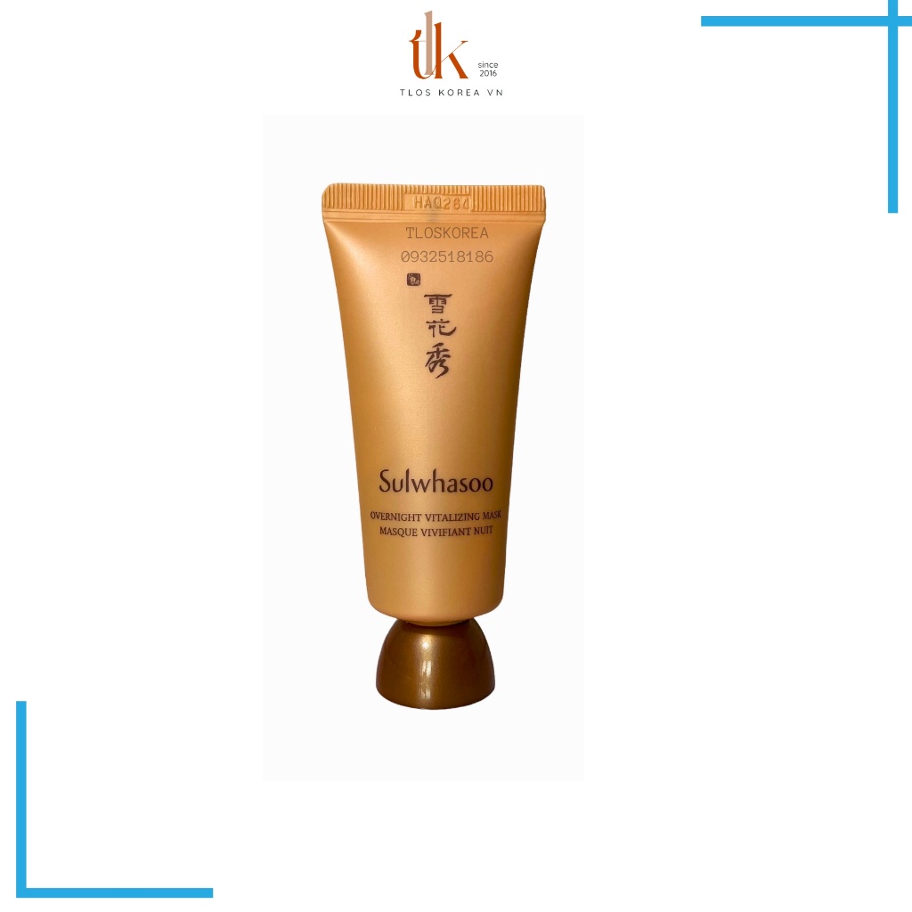 Mặt nạ ngủ sulwhasoo overnight vitalizing mask ex 35ml mẫu mới và cũ
