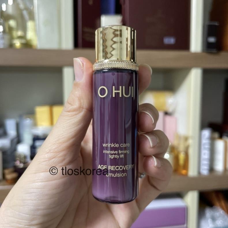 Ohui Tím Nâng Cơ Giảm Nhăn Cặp Nước Hoa Hồng Sữa Dưỡng 20Ml - Wrinkle Care Insensitive Firming Tightly Lift Age Recovery