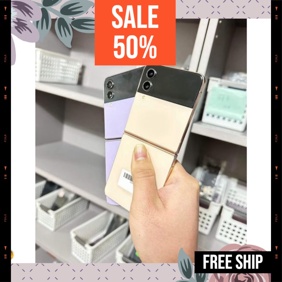 Điện thoại Ss Z Flip 4 - bản 5G fullbox 99% nguyên hộp 256gb bảo hành 12 tháng