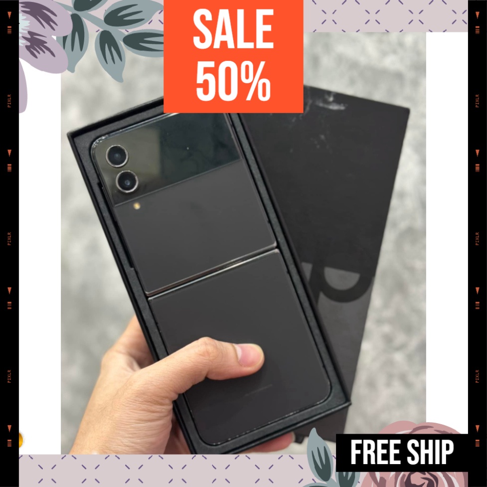 Điện thoại Ss Z Flip 4 - bản 5G fullbox 99% nguyên hộp 256gb bảo hành 12 tháng