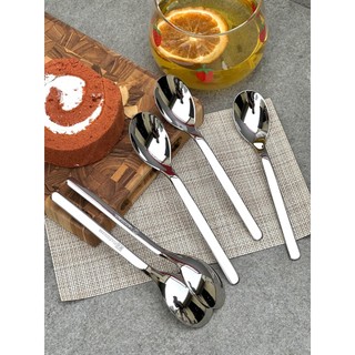 Set 5 thìa, dĩa ăn bánh, sữa chua, hoa quả Natchman 14cm