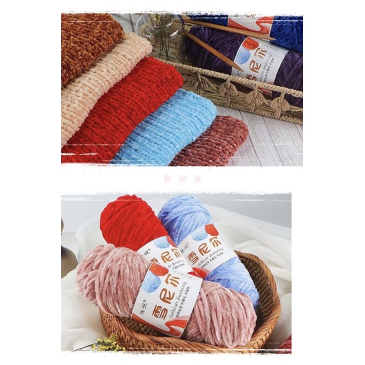 🍀 Len Nhung 3mm Cuộn 100gram 🍀